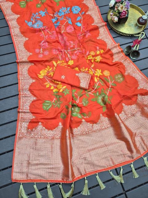 Akshara banarasi silk best saree wholesale market in surat